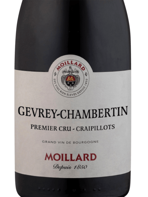 Moillard Gevrey-Chambertin 1er Cru 'Craipillots' 2018