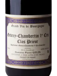 Domaine Pierre Gelin Gevrey-Chambertin 1er Cru 'Clos Prieur' 2017
