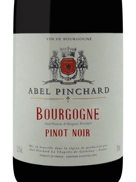 Abel Pinchard Pinot Noir Bourgogne Rouge 2019