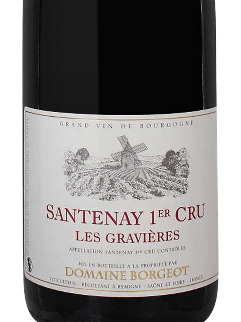 Domaine Borgeot Santenay 1er Cru 'Les Gravières' 2019