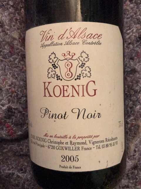 Koenig Pinot Noir 2020