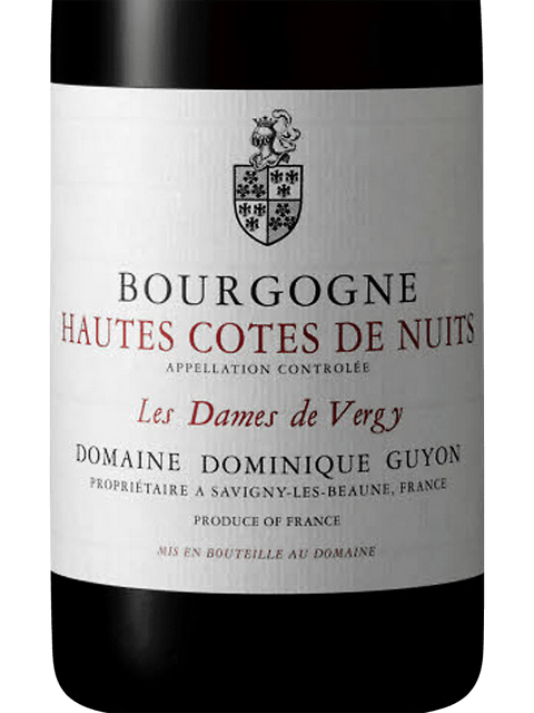 Domaine Antonin Guyon Bourgogne Hautes-Côtes de Nuits 'Les Dames de Vergy' 2020