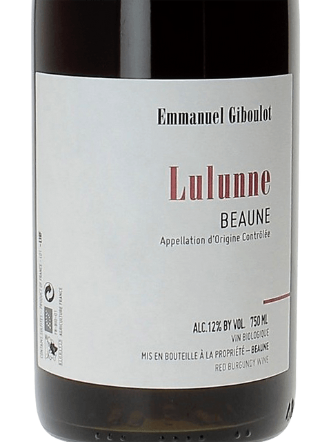 Emmanuel Giboulot Lulune Beaune 2018