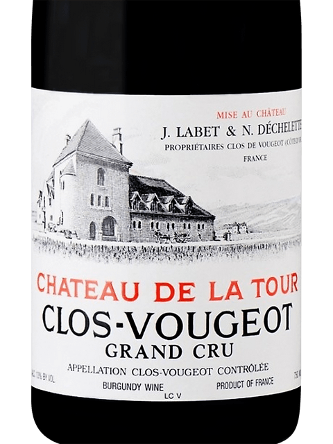 Château de la Tour Clos Vougeot Grand Cru 2017