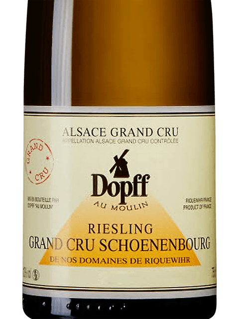 Dopff au Moulin Riesling Grand Cru Schoenenbourg de Riquewihr 2015