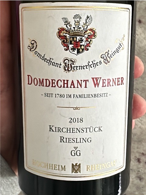 Domdechant Werner Kirchenstück Riesling GG 2018