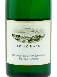 Fritz Haag Brauneberger Juffer Sonnenuhr Riesling Spätlese 2019