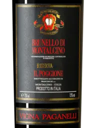 Tenuta Il Poggione Brunello di Montalcino Riserva Vigna Paganelli 2016