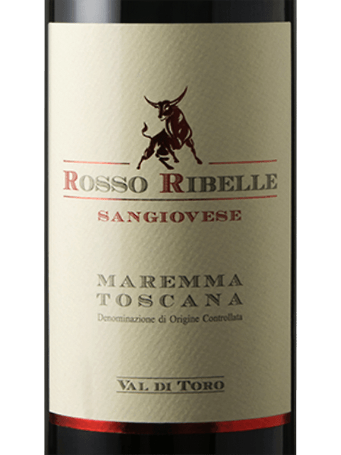 Val di Toro Rosso Ribelle Sangiovese Maremma Toscana 2016