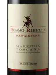 Val di Toro Rosso Ribelle Sangiovese Maremma Toscana 2016