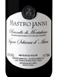 Mastrojanni Vigna Schiena d'Asino Brunello di Montalcino 2016