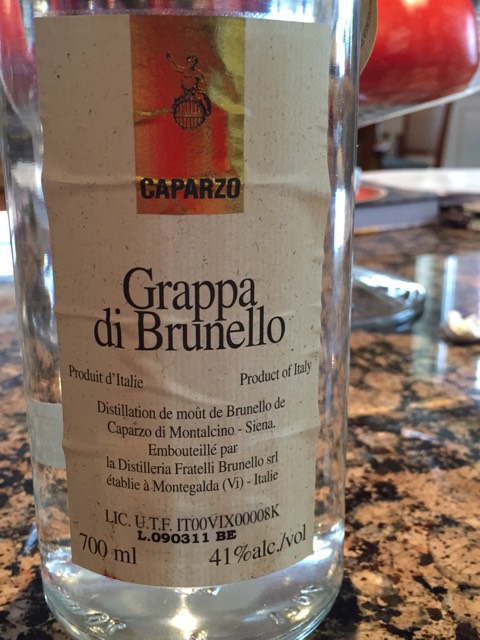 Caparzo Grappa di Brunello