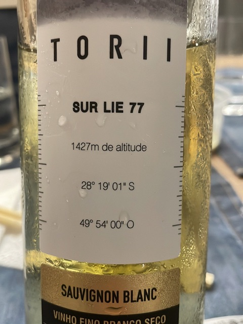 Vinícola Hiragami Torii Sur Lie 77 Sauvignon Blanc 2018