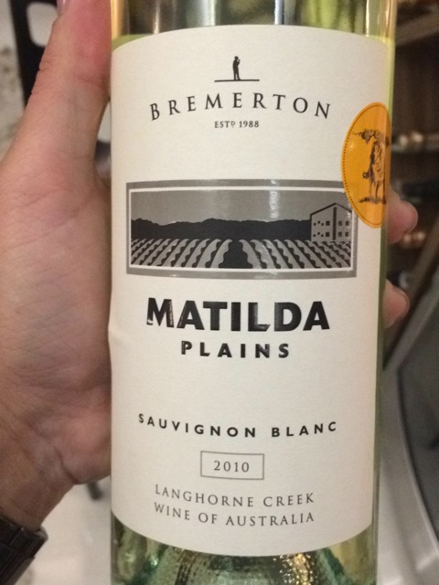 Bremerton Matilda Plains Sauvignon Blanc 2021