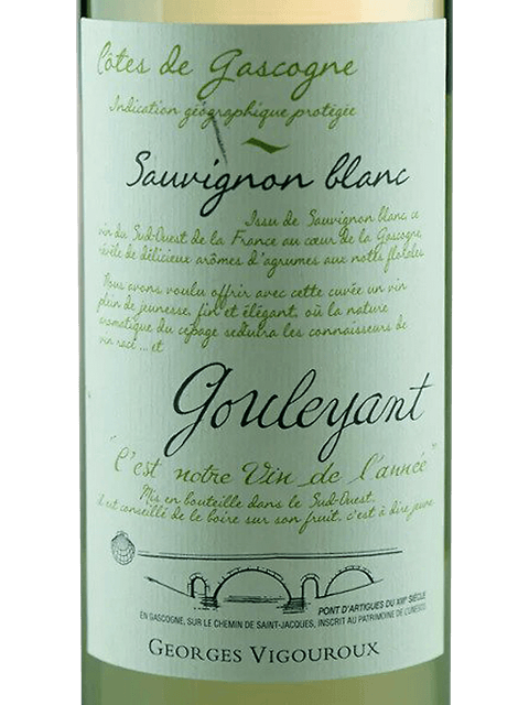 Georges Vigouroux Gouleyant Sauvignon Blanc 2019