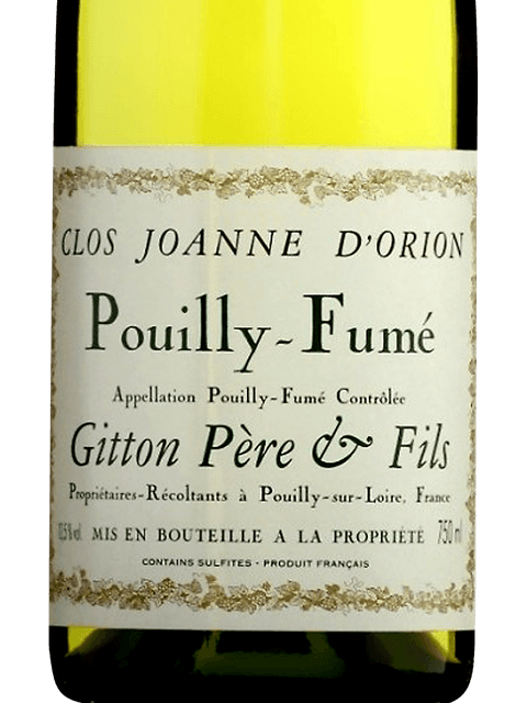 Gitton Père & Fils Clos Joanne d'Orion Pouilly-Fumé 2020