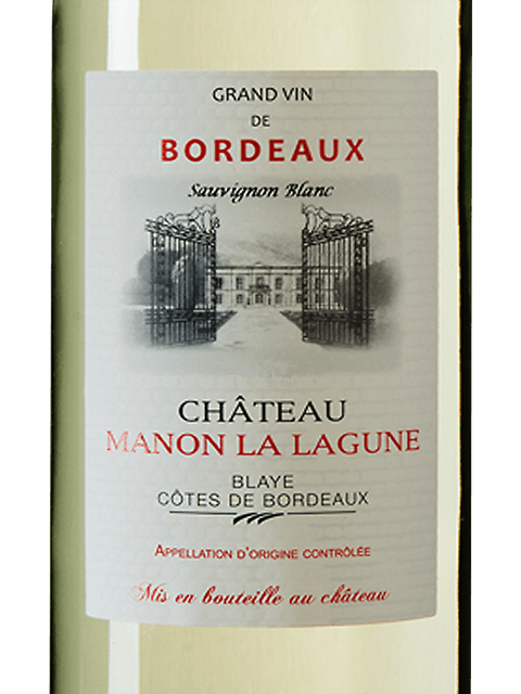 Château Bertinerie Manon la Lagune Blaye - Côtes de Bordeaux Sauvignon Blanc 2019