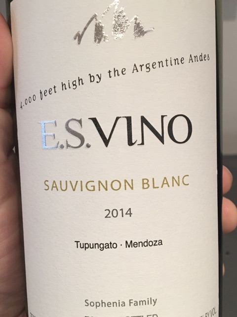 E.S. Vino Sauvignon Blanc 2020