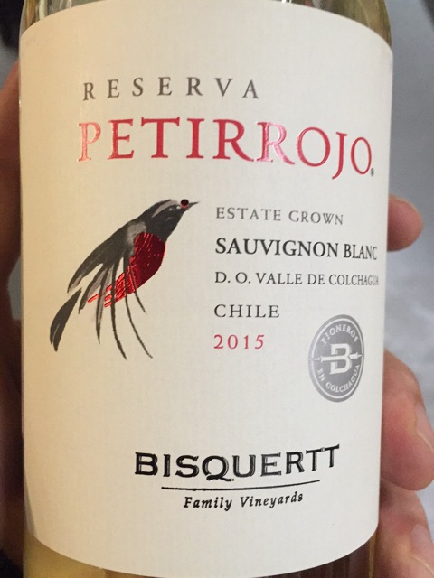 Bisquertt Family Vineyards Petirrojo Reserva Sauvignon Blanc 2021