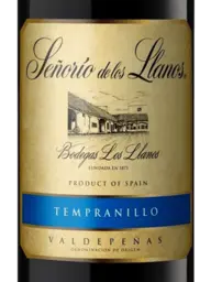 Señorio de Los Llanos Tempranillo 2019