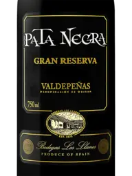 Pata Negra Valdepeñas Gran Reserva 2012