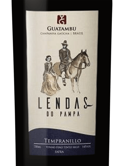 Vinícola Guatambu Lendas do Pampa  Tempranillo