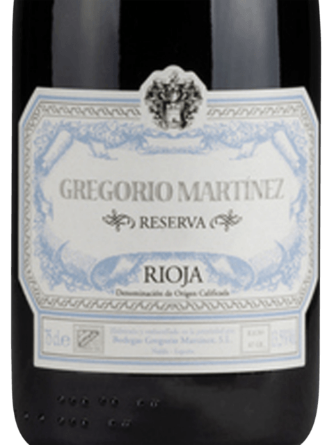 Gregorio Martínez Reserva 2015