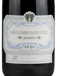 Gregorio Martínez Reserva 2015