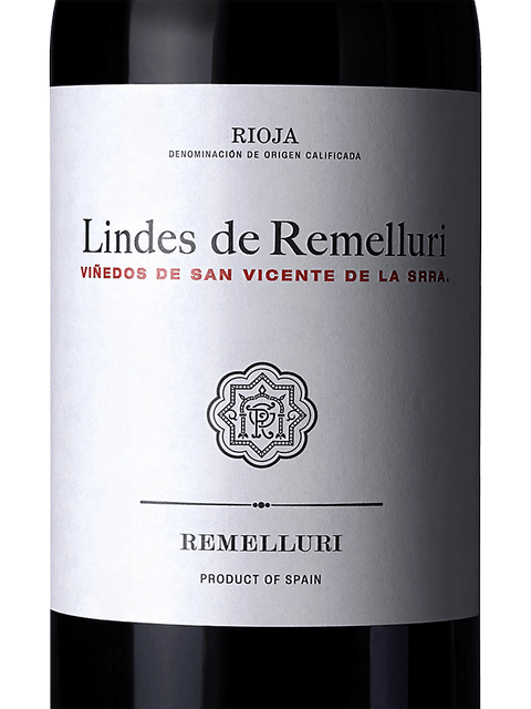 Remelluri Lindes de Remelluri Viñedos de San Vicente 2018