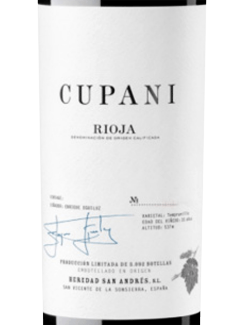 Cupani Tempranillo 2018