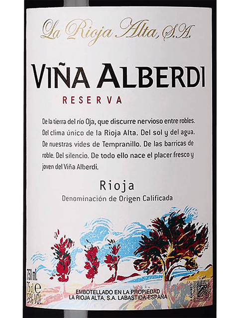 La Rioja Alta Viña Alberdi Reserva 2019