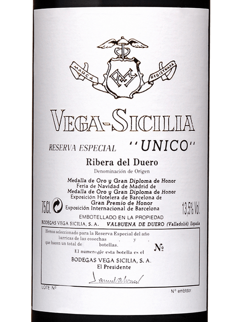 Vega Sicilia Unico Reserva Especial Edición 2017