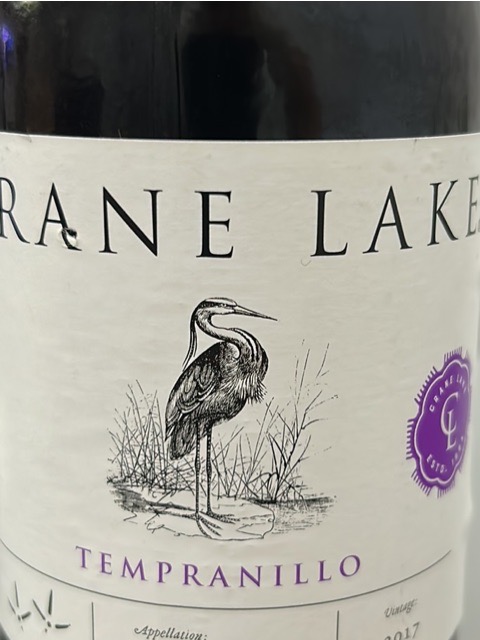 Crane Lake Tempranillo 2017