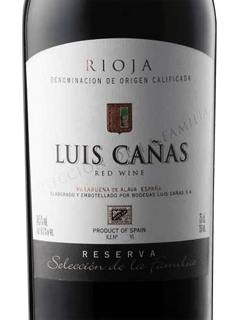 Luis Cañas Reserva Selección de la Familia 2016