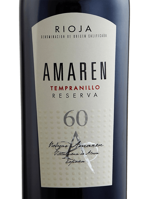 Bodegas Amaren Tempranillo Reserva