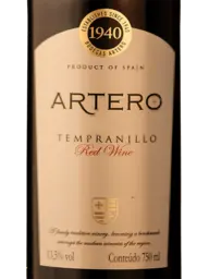 Bodegas Artero Tempranillo 2022