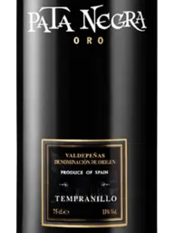 Pata Negra Oro Tempranillo Valdepeñas 2019