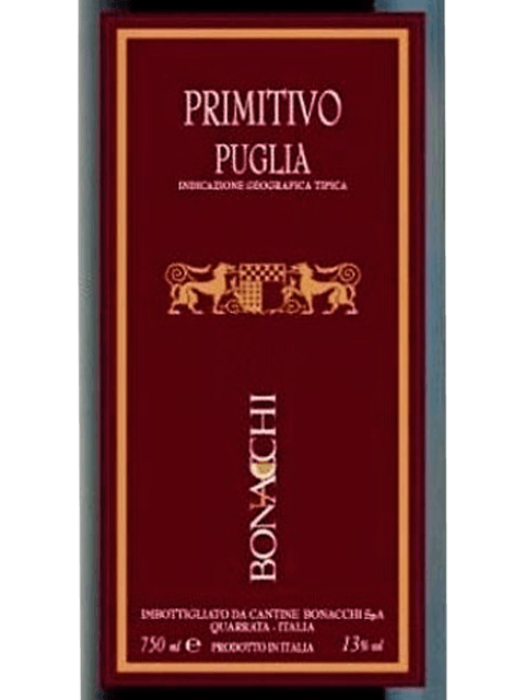 Bonacchi Primitivo Puglia 2020