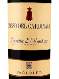Paololeo Passo del Cardinale Primitivo di Manduria 2021