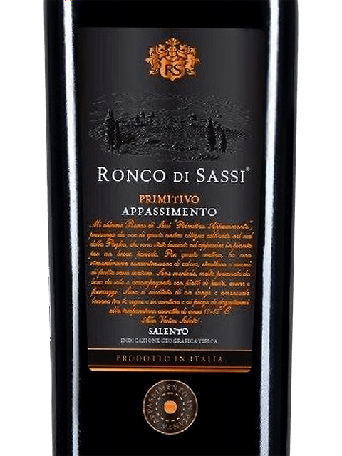 Ronco di Sassi Primitivo Appassimento