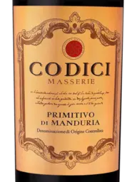 Codici Masserie Primitivo di Manduria 2019