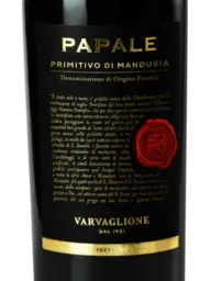 Varvaglione Papale Linea Oro Primitivo di Manduria 2017