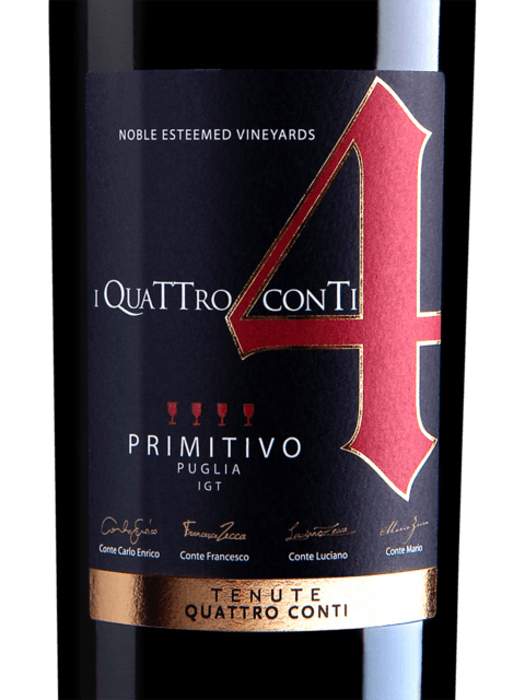 Tenute Quattro Conti I Quattro Conti Primitivo 2021