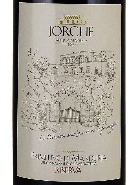 Jorche Primitivo di Manduria Riserva