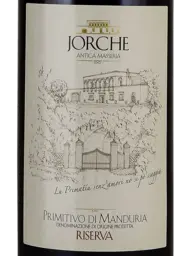 Jorche Primitivo di Manduria Riserva 2021