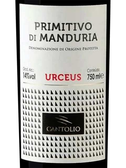 Cantolio Urceus Primitivo di Manduria