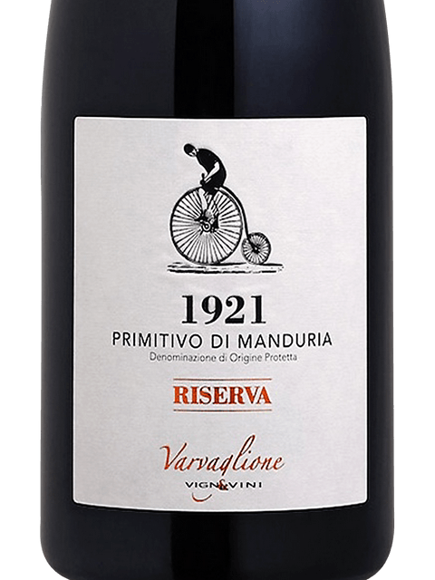 Varvaglione 1921 Primitivo di Manduria Riserva 1921