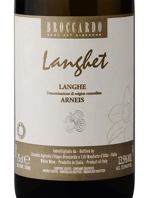 Broccardo Langhet Arneis