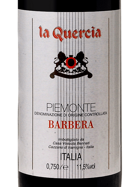 Casa Vinicola Bennati La Quercia Barbera 2022