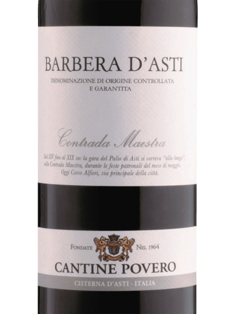 Cantine Povero Contrada Maestra Barbera d'Asti 2022